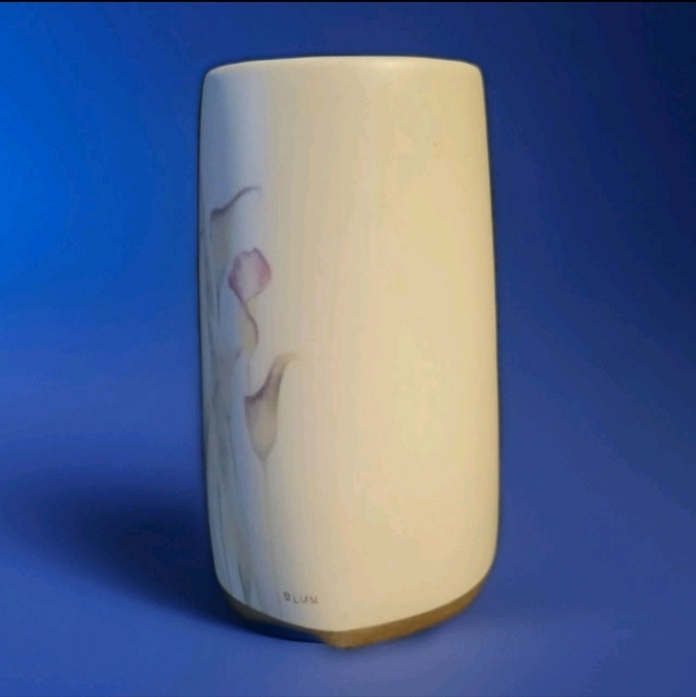 VTG Croscill Cheri Blum Vanity Vase Watercolor Calla Lily- Rare - Picture 5 of 9